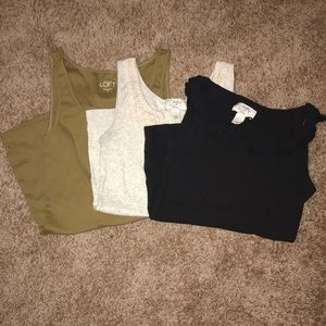 Ann Taylor loft tank top lot